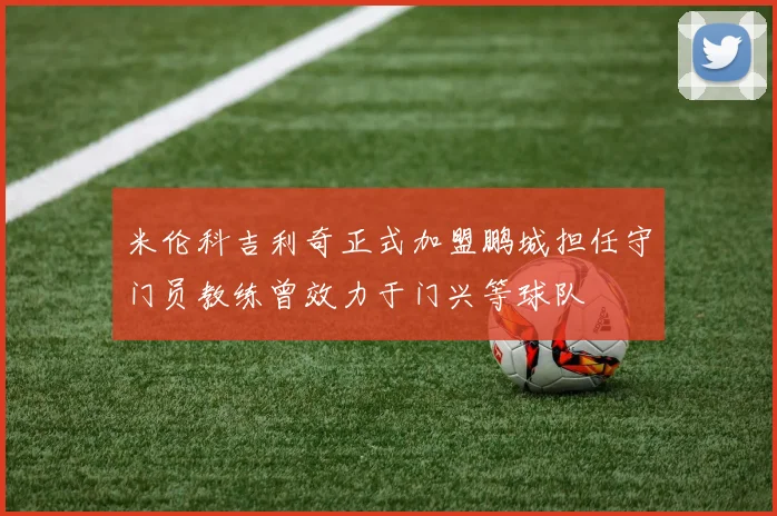 米伦科吉利奇正式加盟鹏城担任守门员教练曾效力于门兴等球队